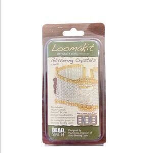 Beadsmith ricks loomakit glittering crystals cuff bracelet set! Beautiful!